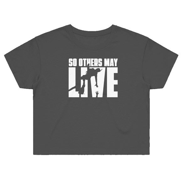 So Others May Live Rescue Swimmer Shop Street Crop Coal